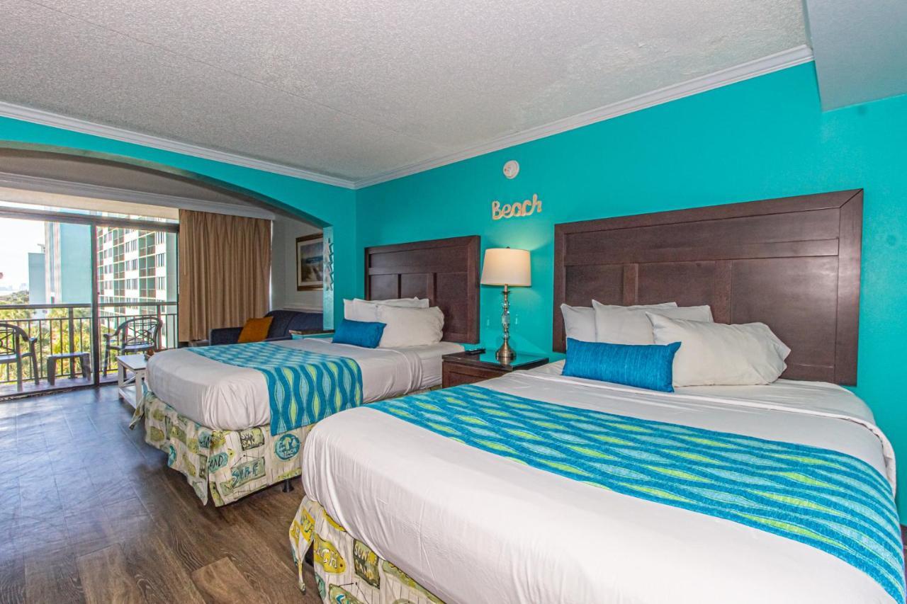 Oversized Ocean View Queen Suite With Beautiful Fireplace And Accents - Sleeps 4 Guests! Myrtle Beach Exterior foto