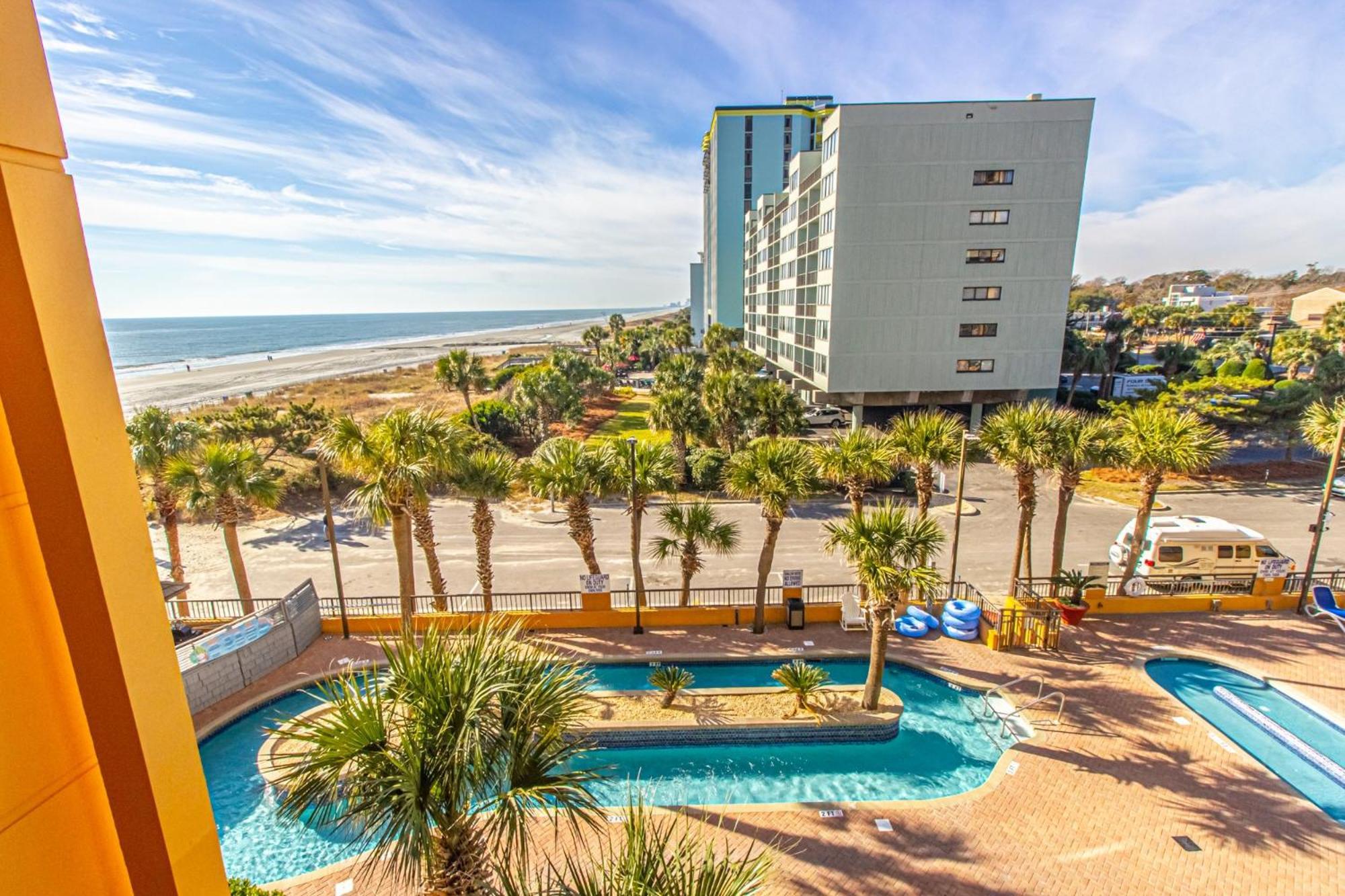Oversized Ocean View Queen Suite With Beautiful Fireplace And Accents - Sleeps 4 Guests! Myrtle Beach Zimmer foto