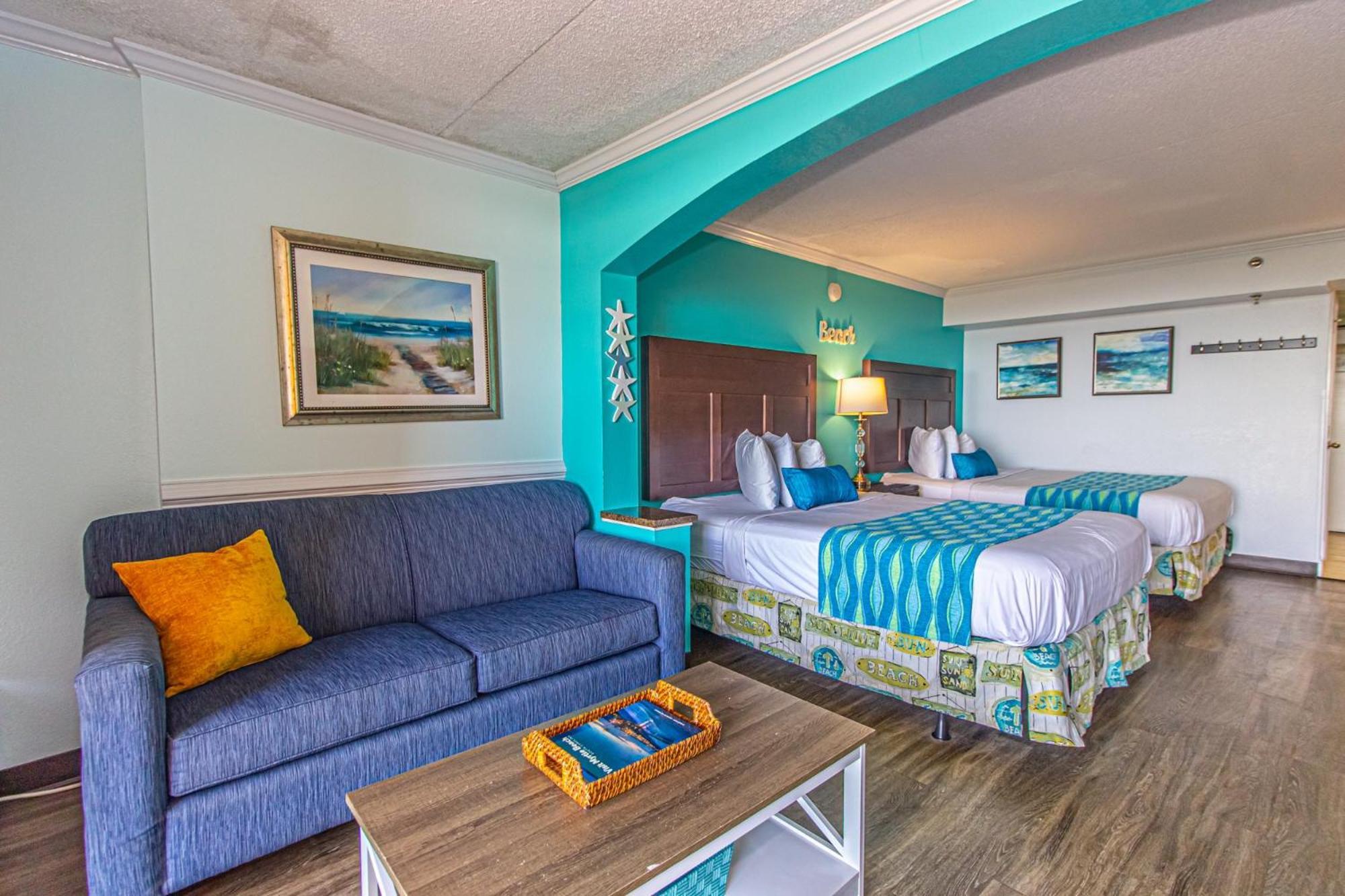 Oversized Ocean View Queen Suite With Beautiful Fireplace And Accents - Sleeps 4 Guests! Myrtle Beach Zimmer foto