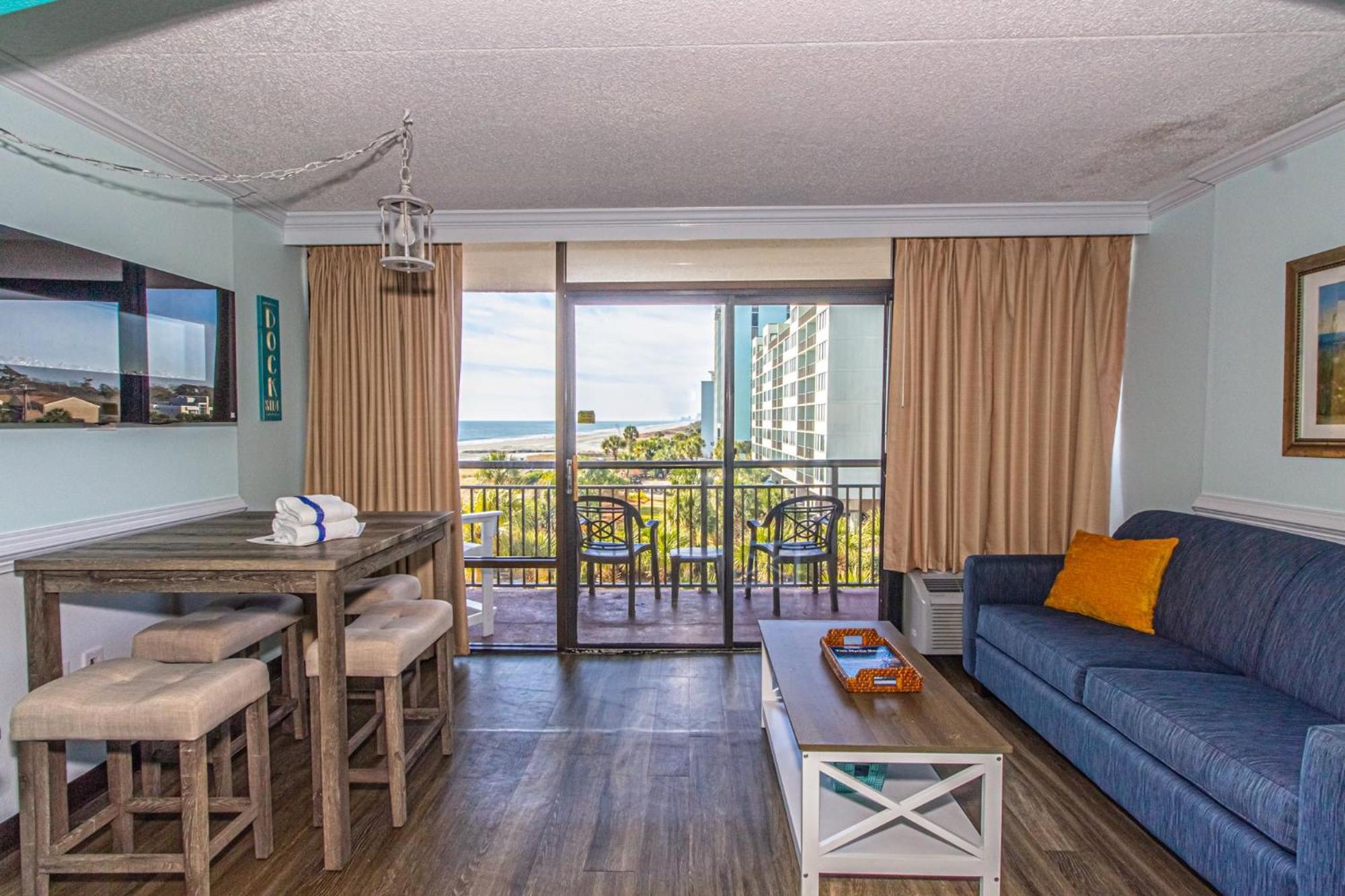 Oversized Ocean View Queen Suite With Beautiful Fireplace And Accents - Sleeps 4 Guests! Myrtle Beach Zimmer foto